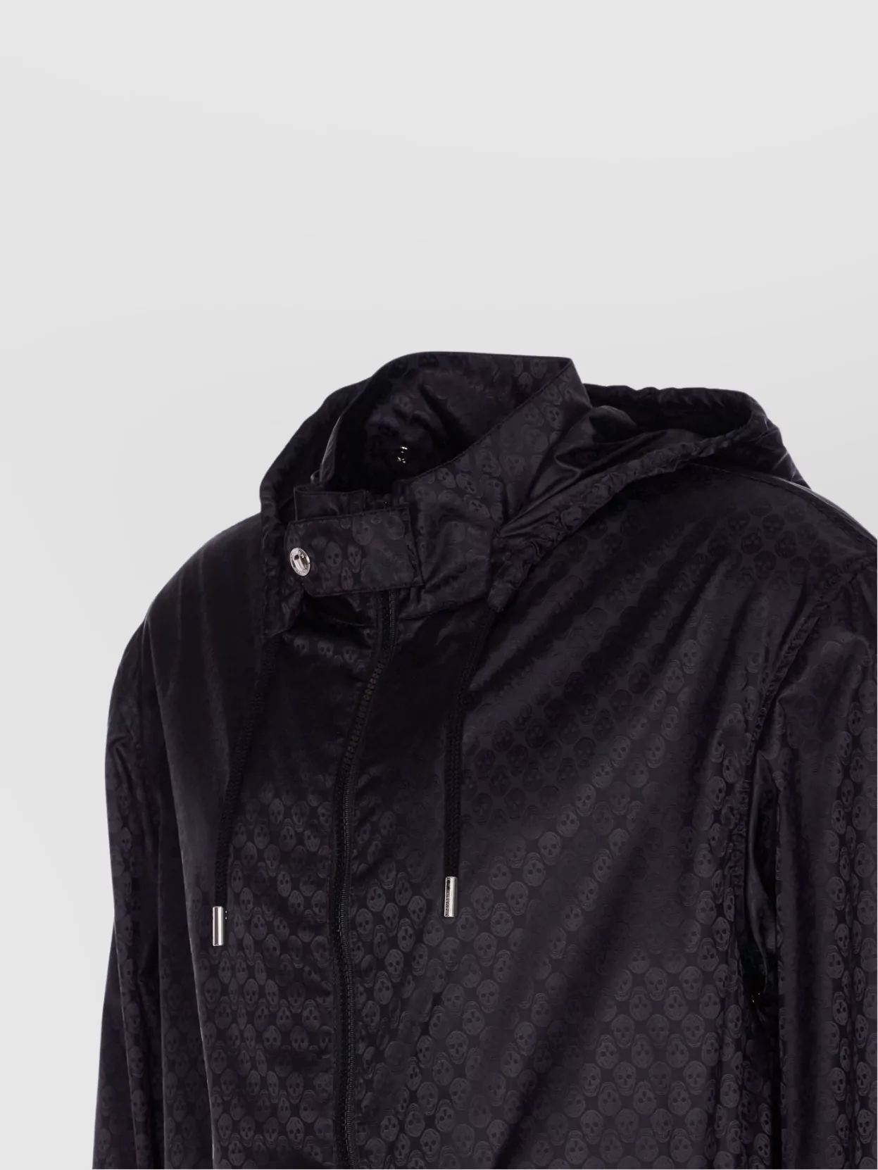 Alexander Mcqueen Skull Print Hooded Jacket