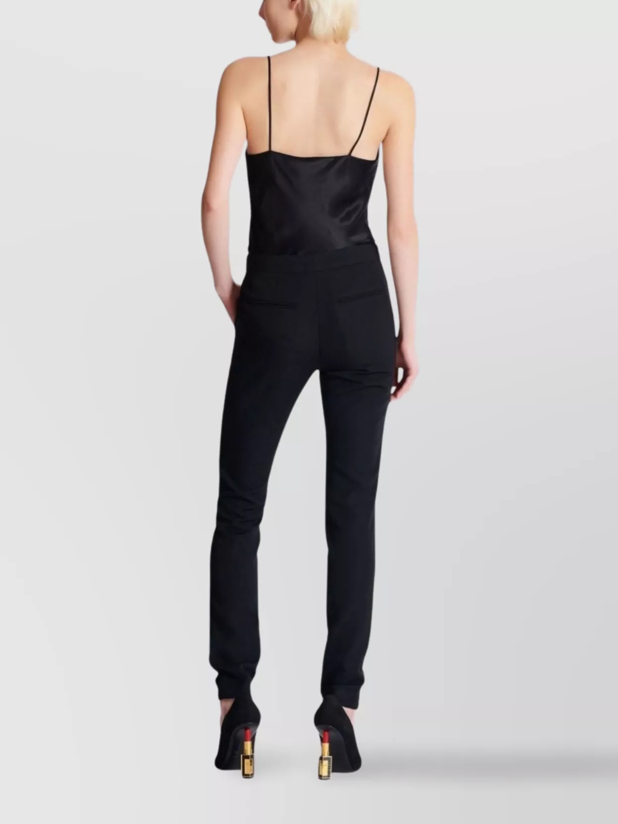 Balmain Straight Trousers Zip Detail