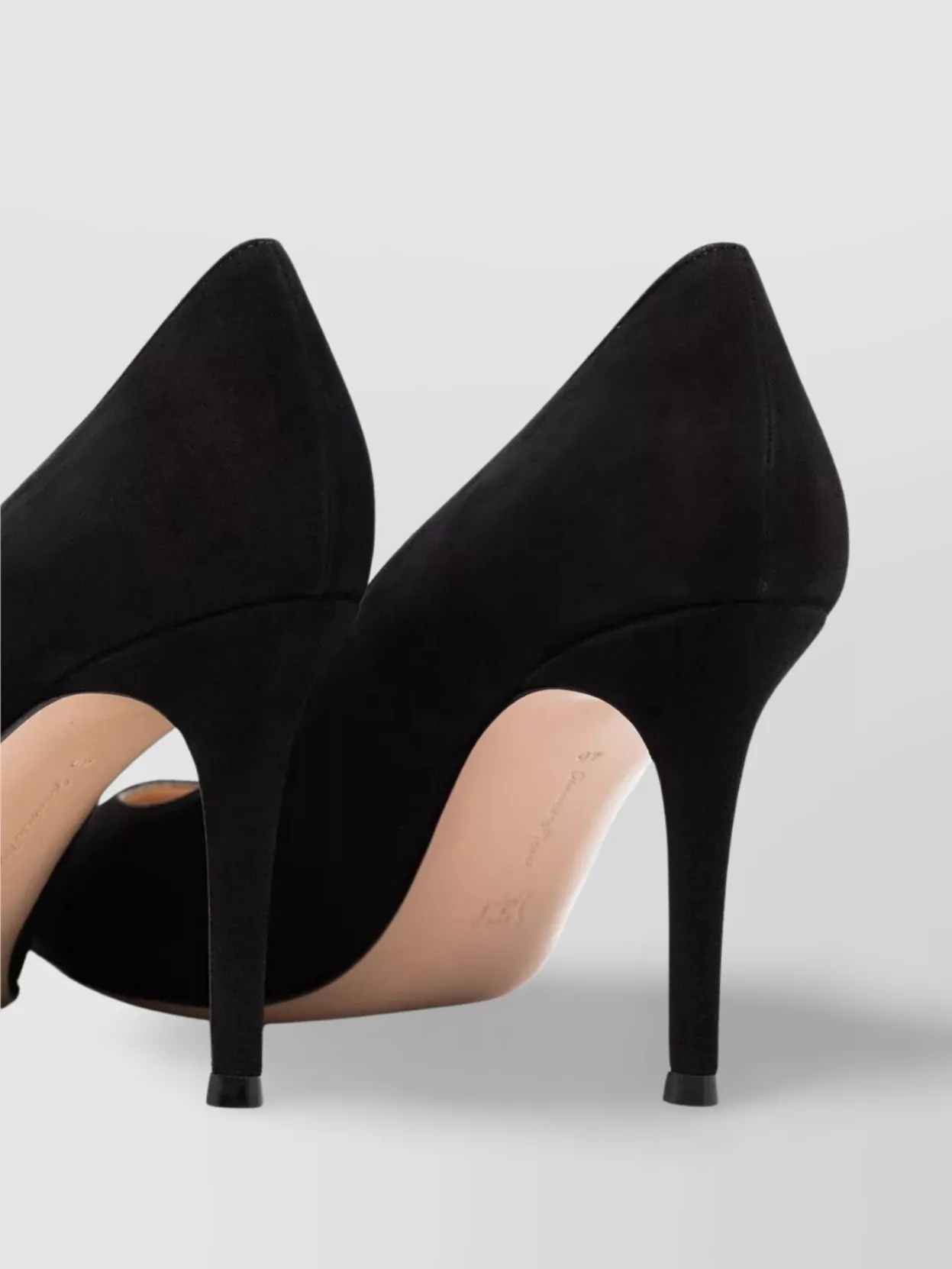 Gianvito Rossi Stiletto Heel Pointed Toe Suede Pumps