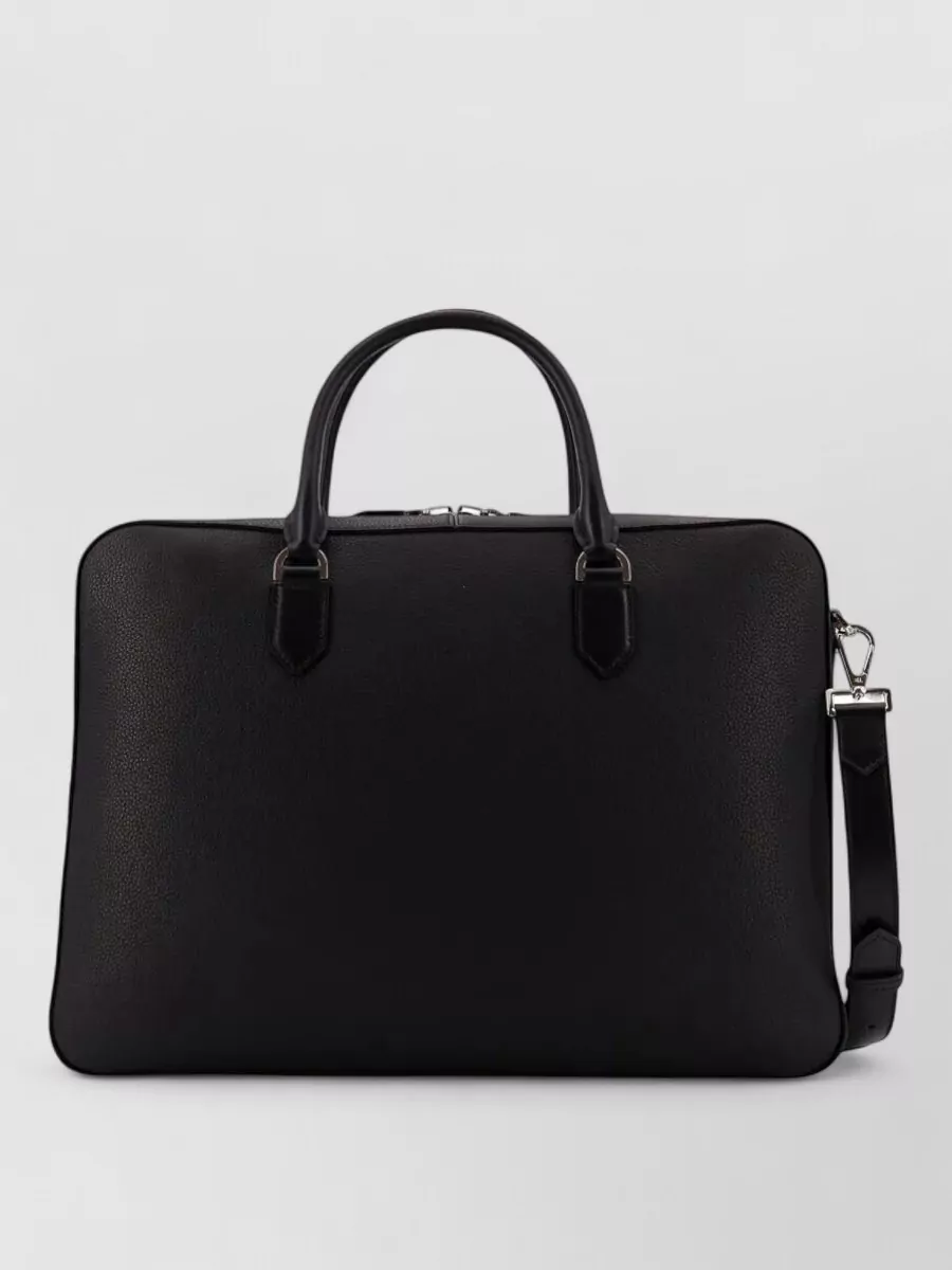 Tom Ford Leather Briefcase Top Handle Shoulder Strap