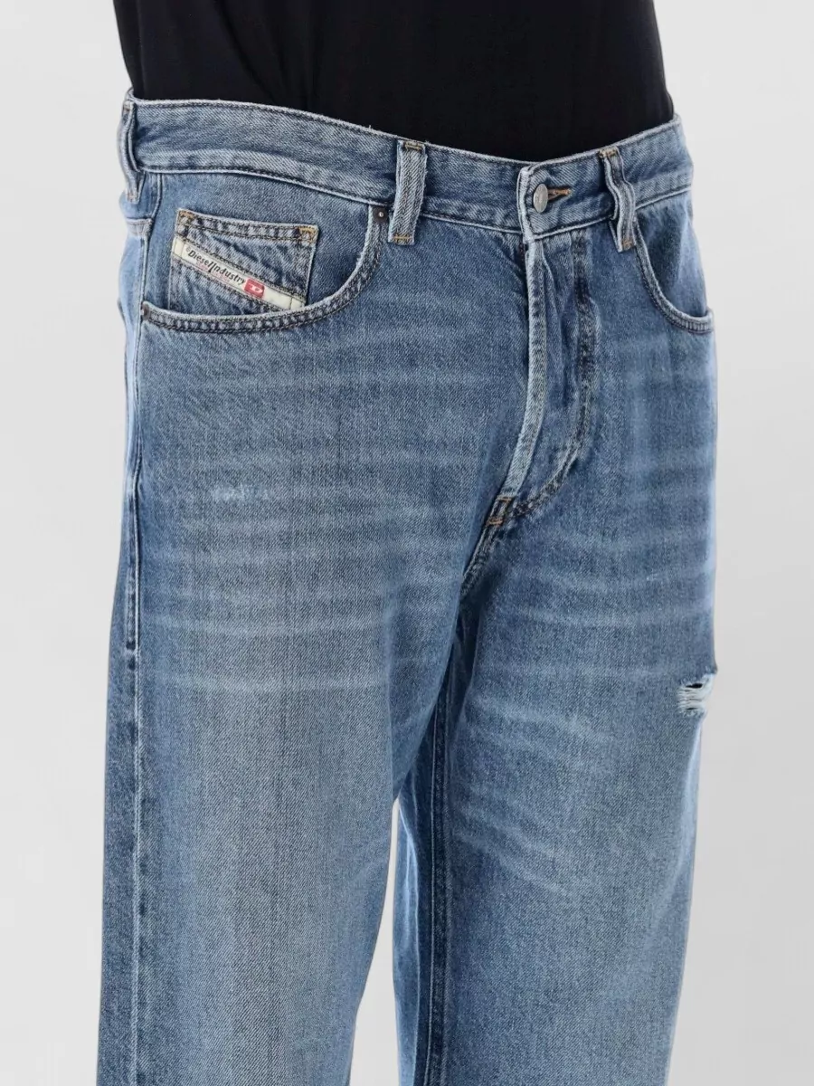 Diesel Max Denim Trousers Belt Loops Five Pockets