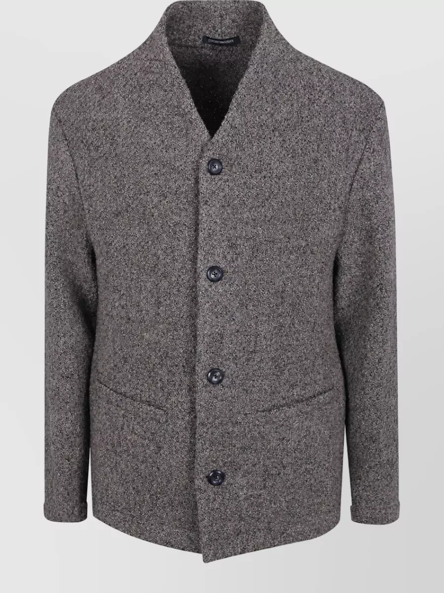 Emporio Armani single breasted coat
