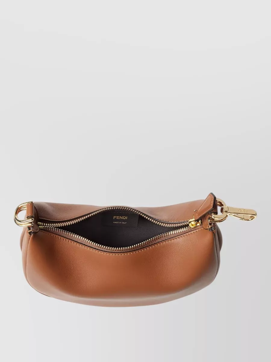 Fendi Fendigraphy Mini Leather Shoulder Bag