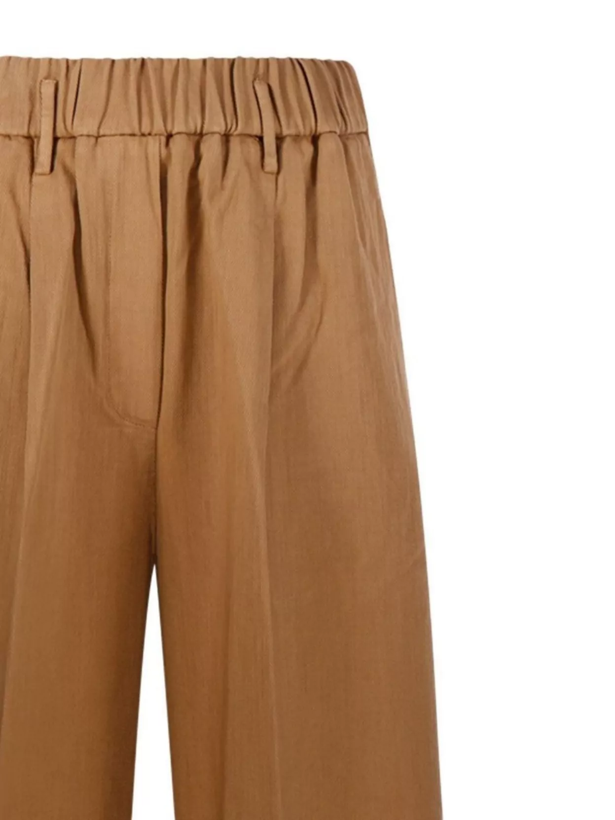 Forte Forte Wide Leg Cotton Trousers Featuring Pockets