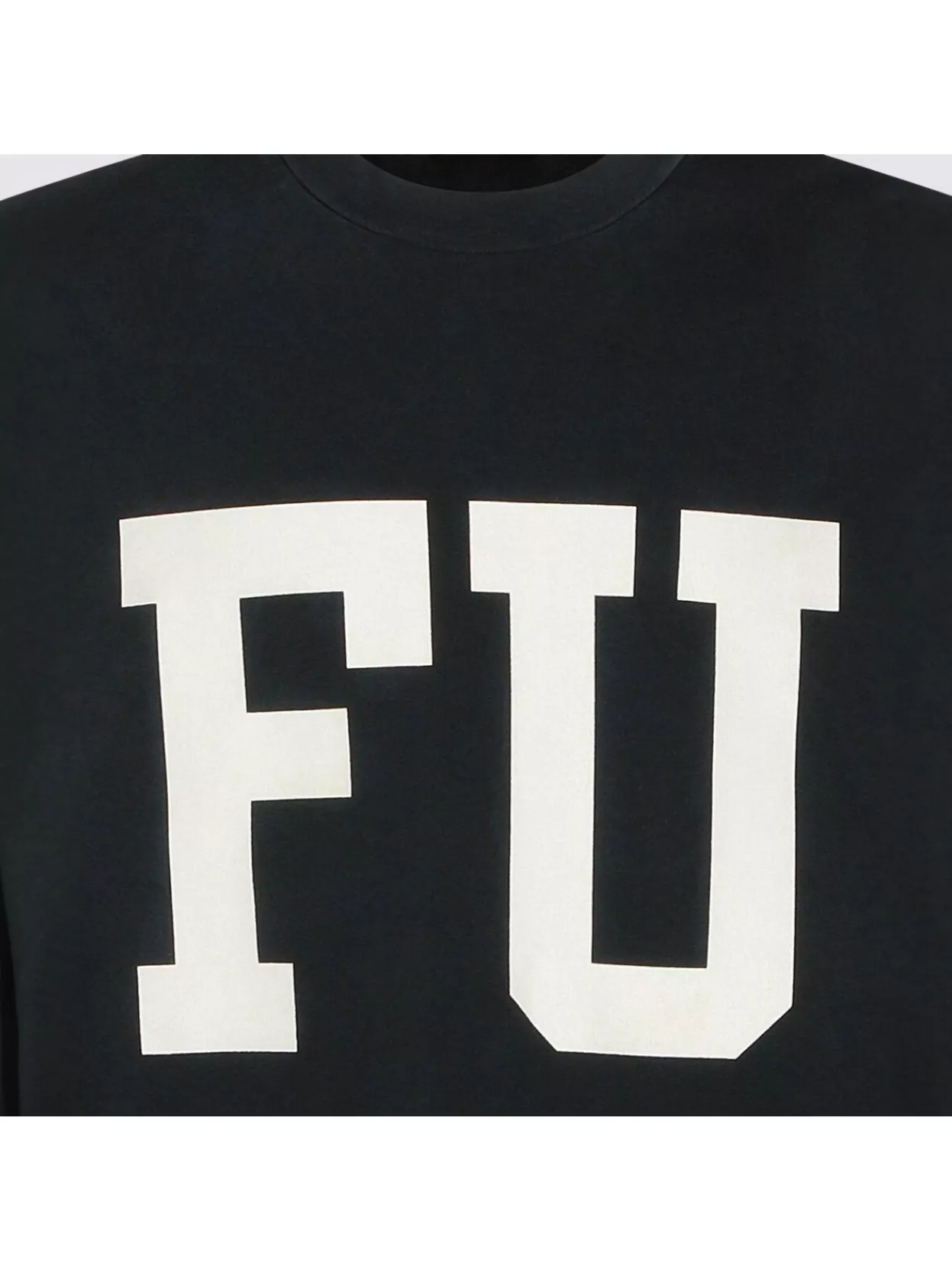 Fear Of God Graphic Print Crew Neck Short Sleeve Top