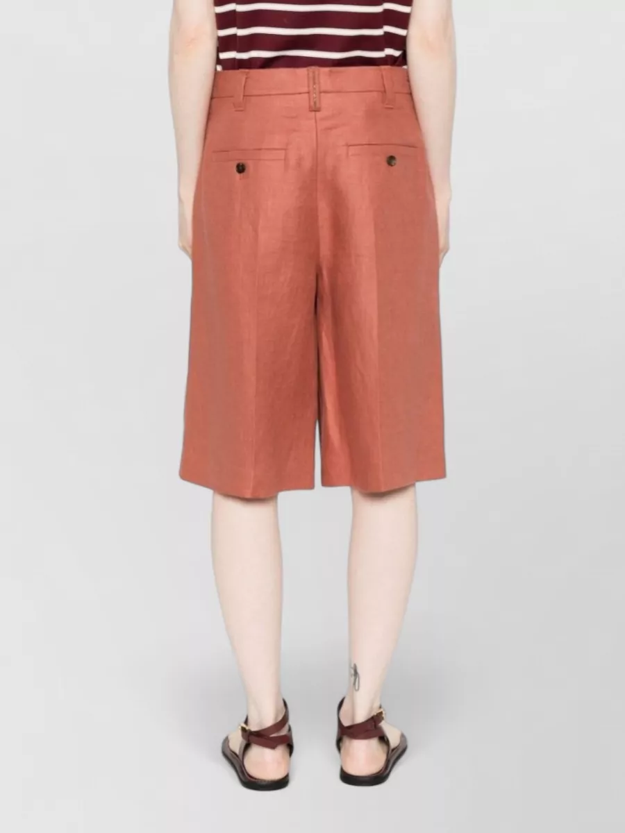 Brunello Cucinelli Linen Tailored Bermuda Shorts