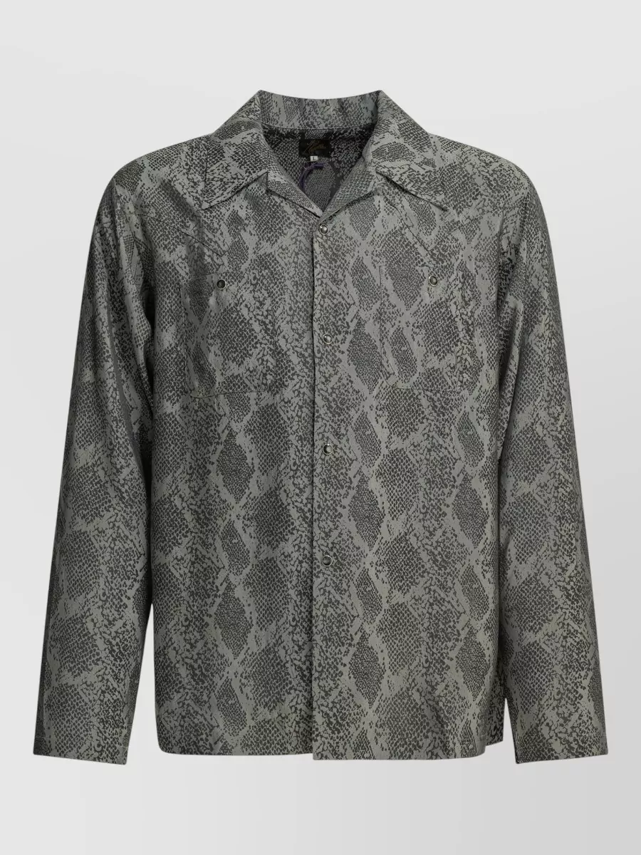 Needles rayon casual shirt jacket