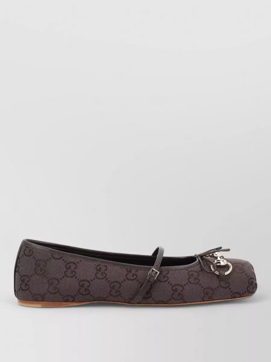 Gucci Logo-Detail Ballerina Shoes
