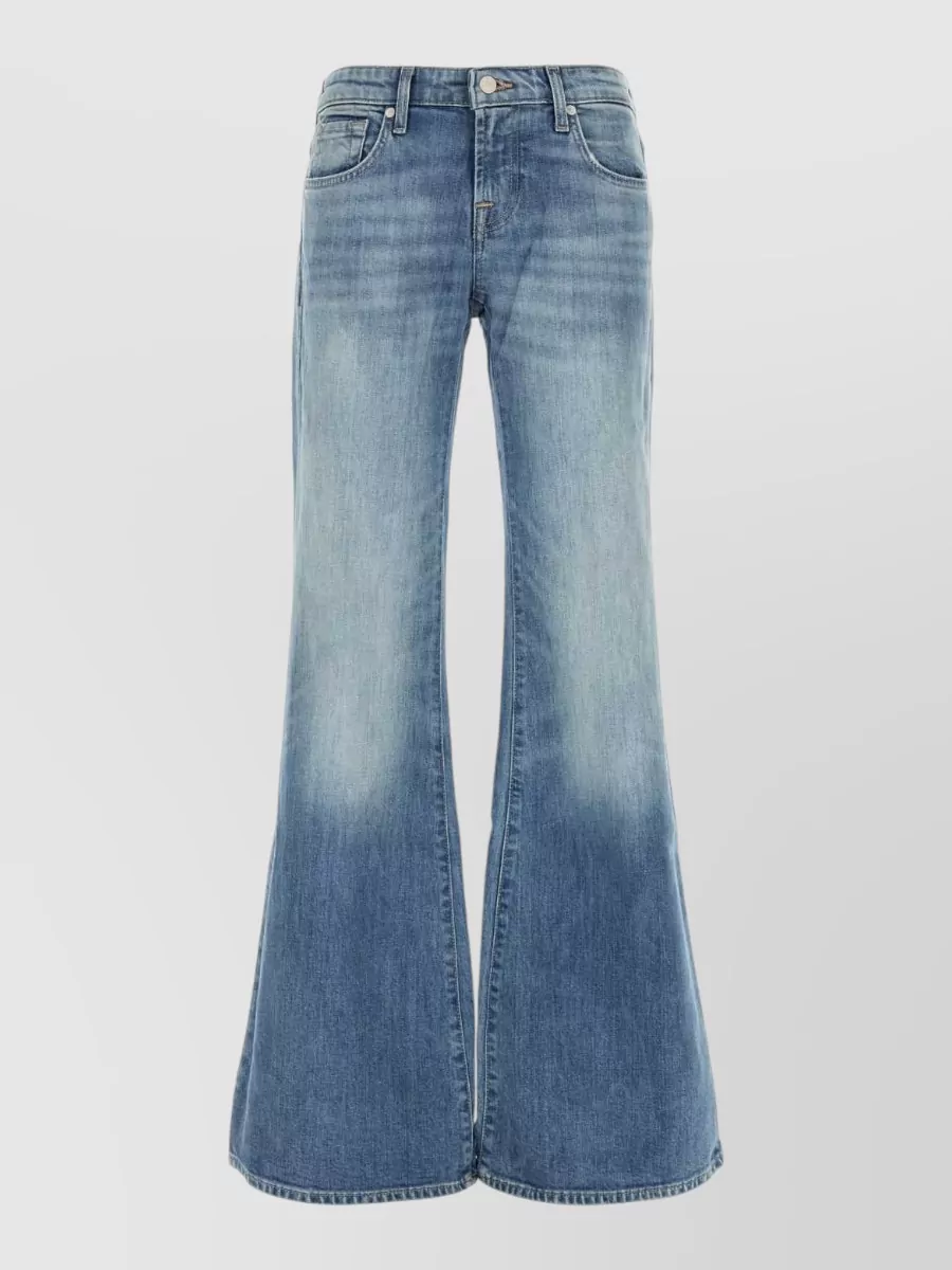 7 For All Mankind low-rise flared jeans