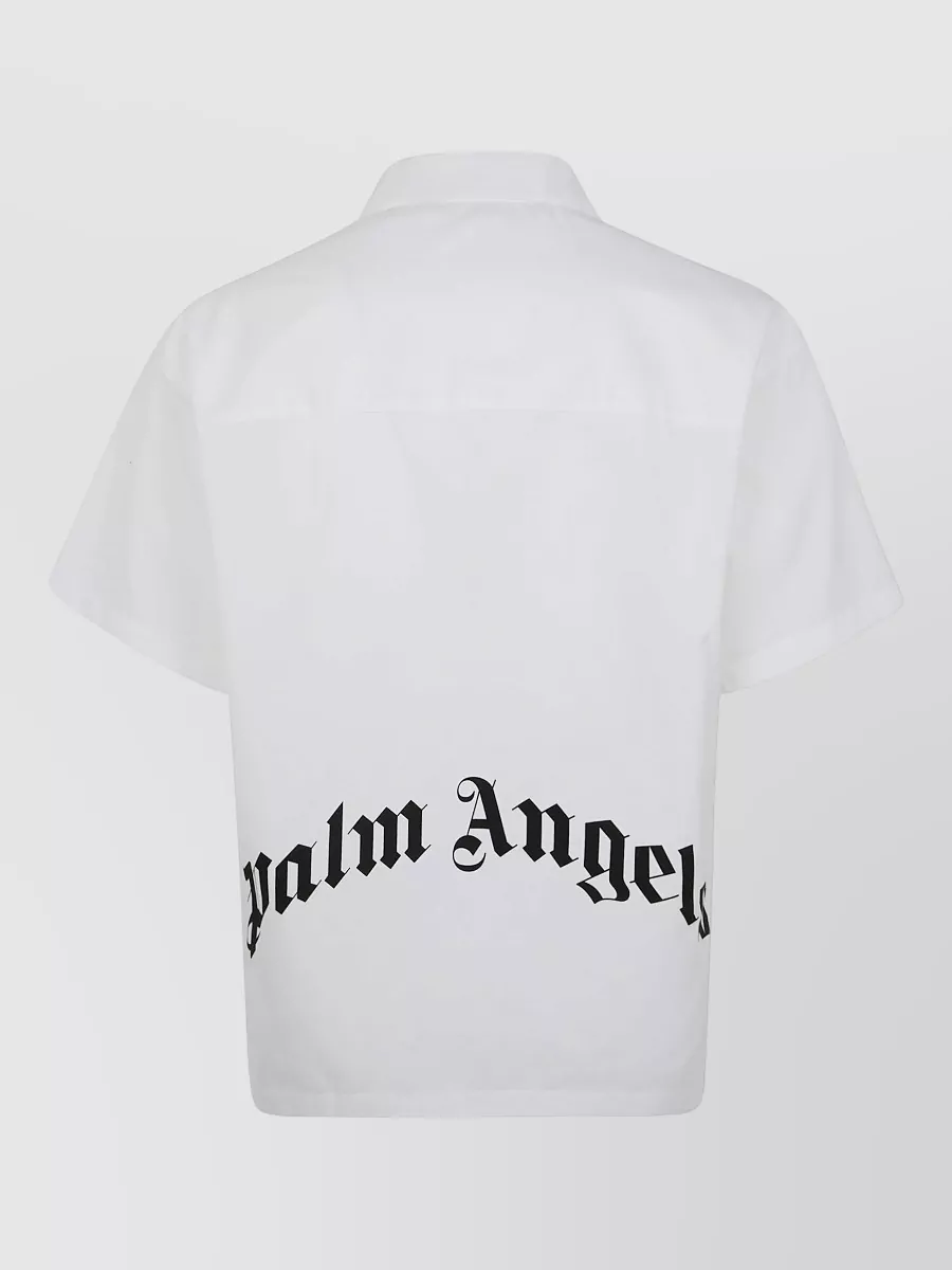 Palm Angels Cotton Bowling Shirt