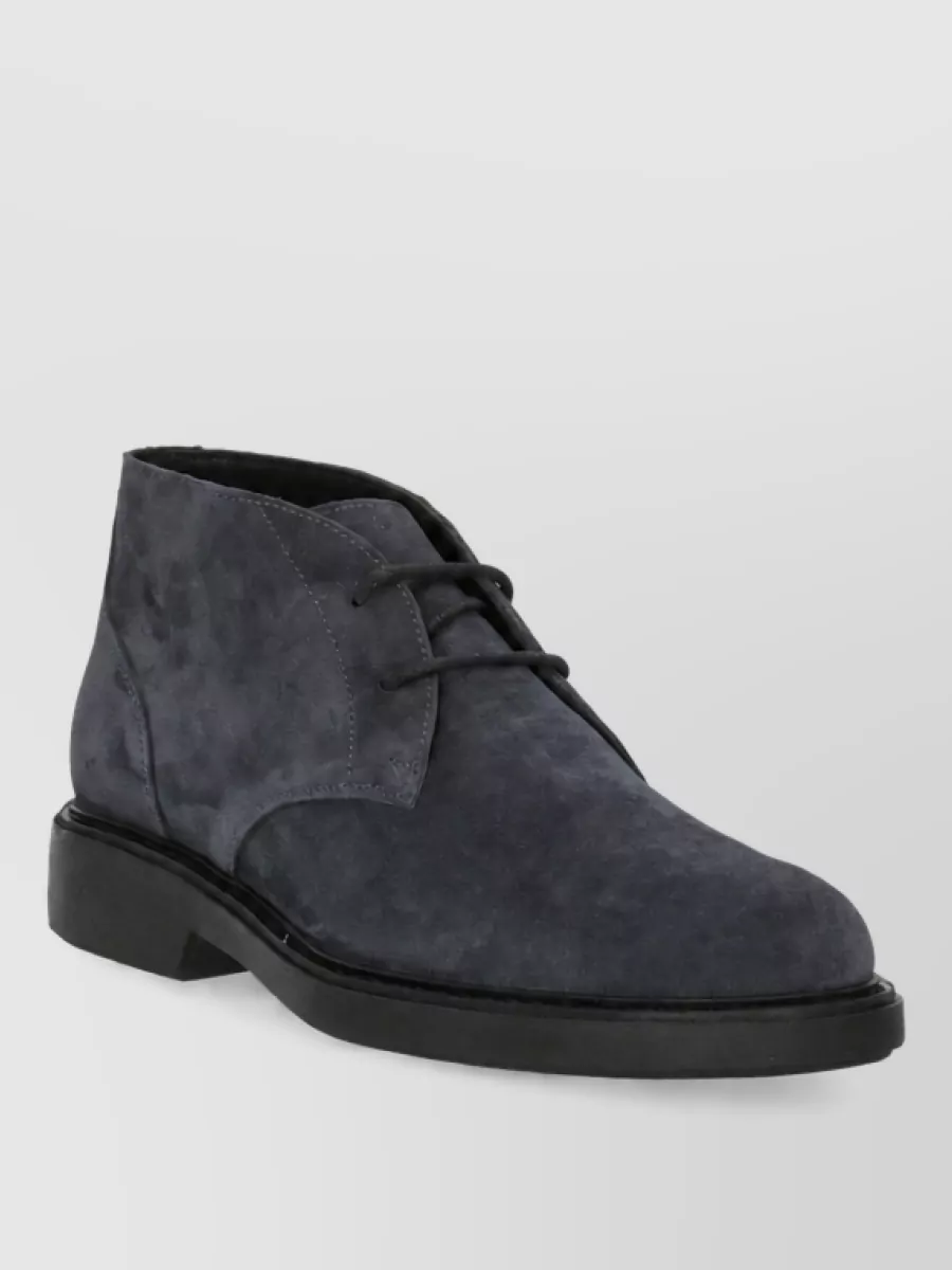 Hogan leather lace-up ankle boots