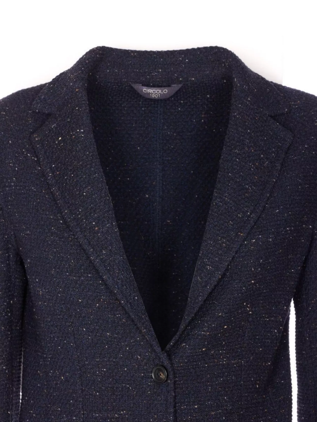 Circolo 1901 Tailored Jacket With Notch Lapel And Pockets