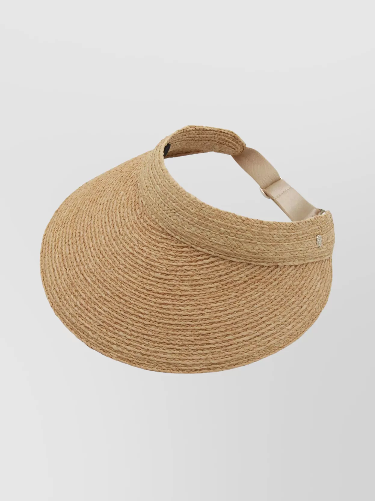 Helen Kaminski Versatile Hat With Adjustable Strap And Woven Texture In Brown