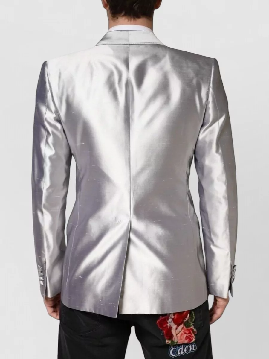 Dolce&Gabbana Silk Double Breasted Blazer