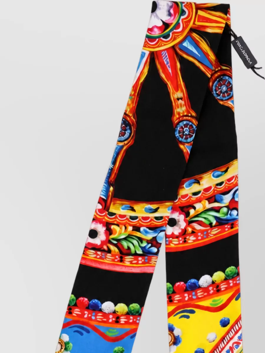 Dolce&Gabbana Silk Bandeau Scarf