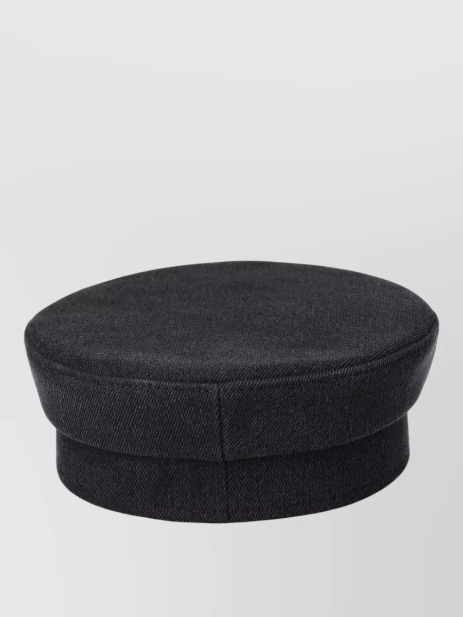 Ruslan Baginskiy Hat Flat Top Short Brim Stitching