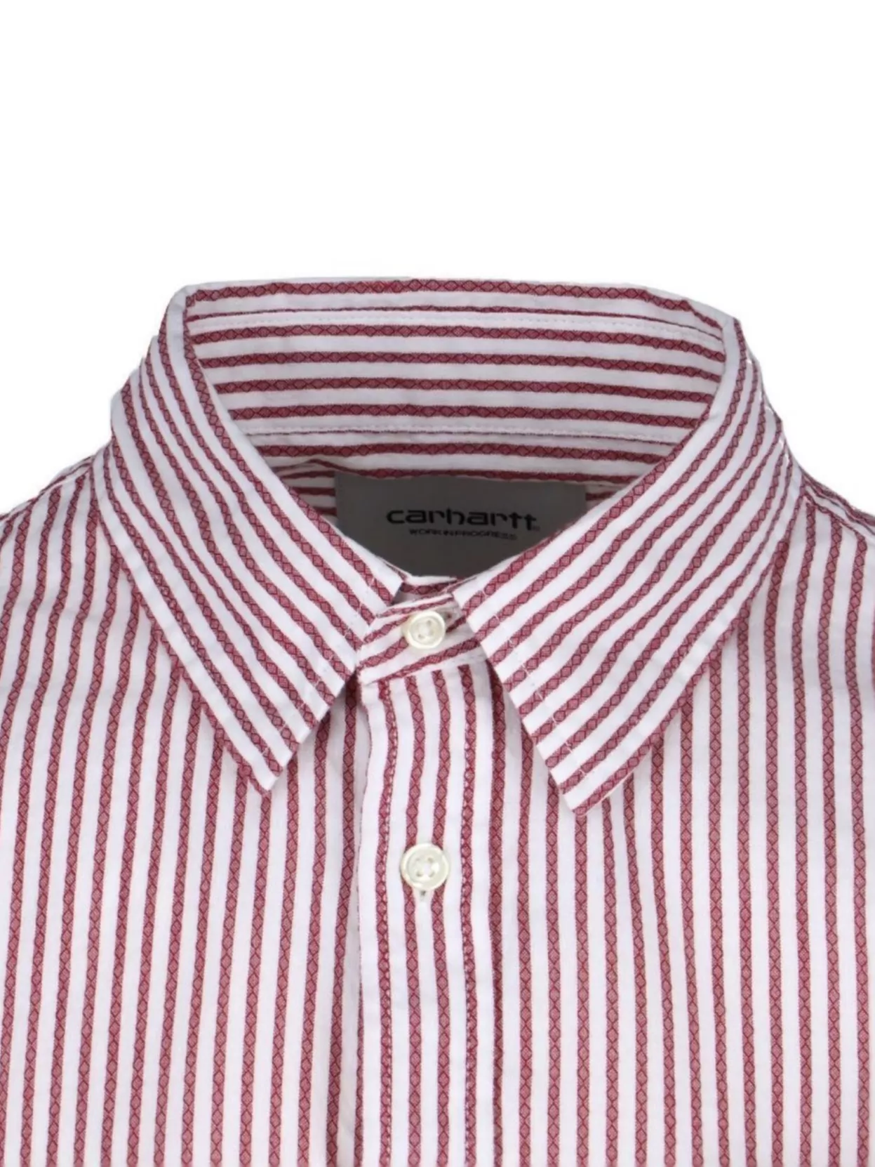 Carhartt Wip Shirt Striped Pattern Collar Button-Down