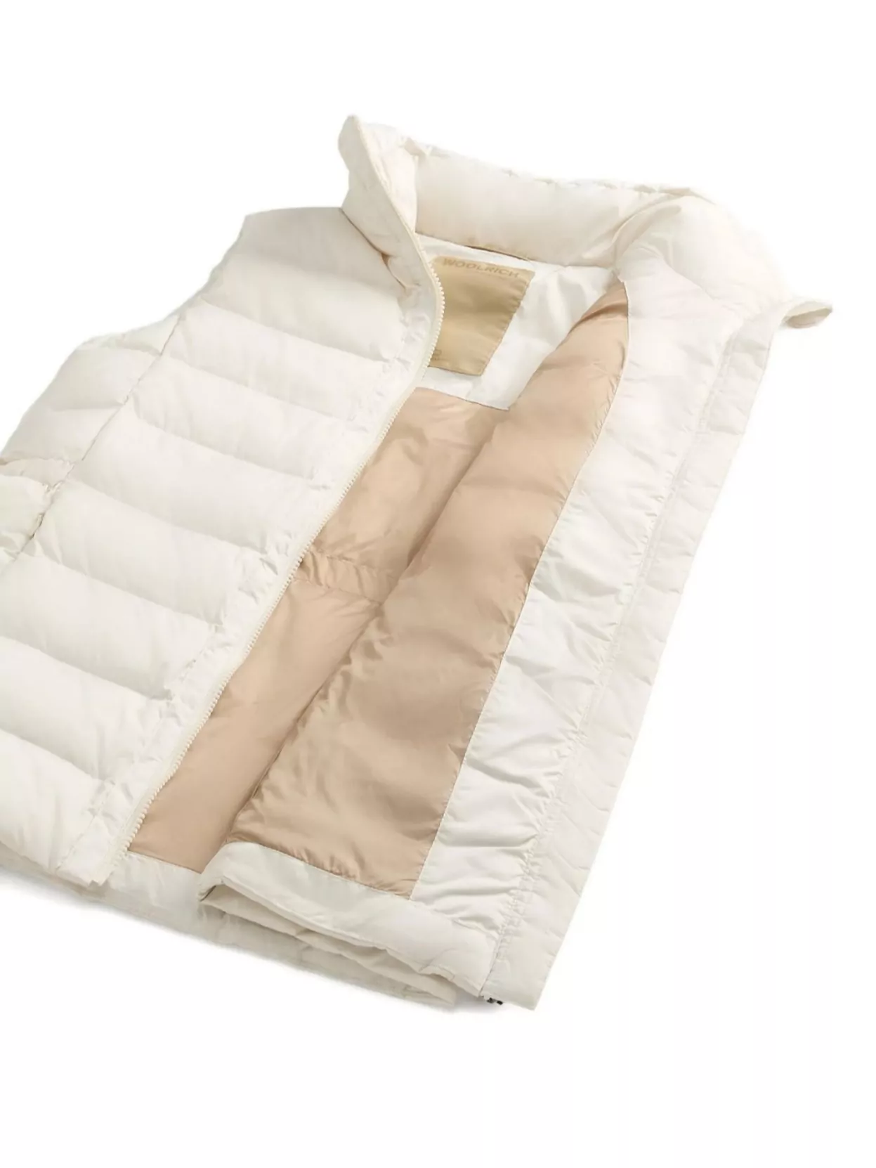 Woolrich Microfiber Padded Vest High Collar