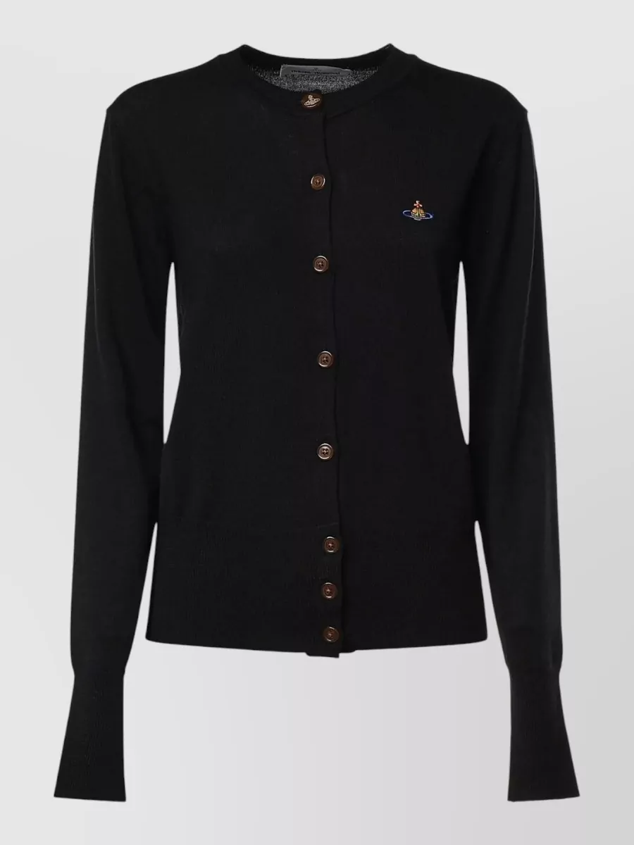 Vivienne Westwood Merino Wool Crewneck Cardigan