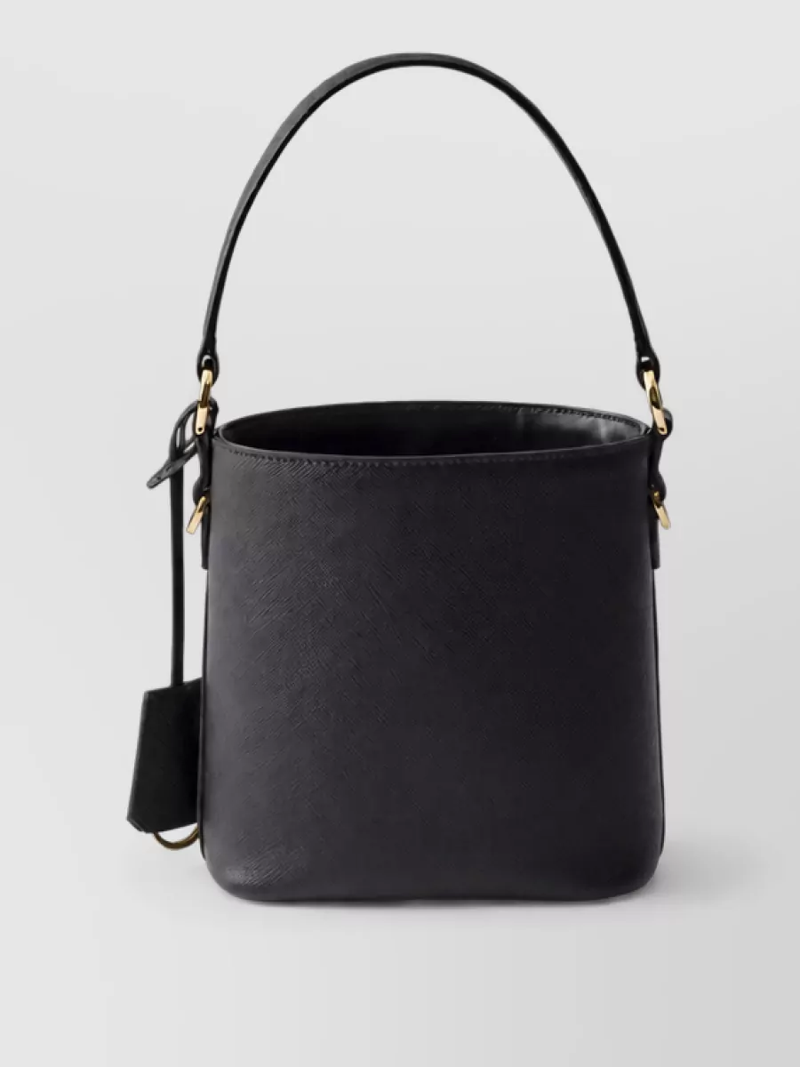 Prada Bucket Mini Leather Bucket Bag