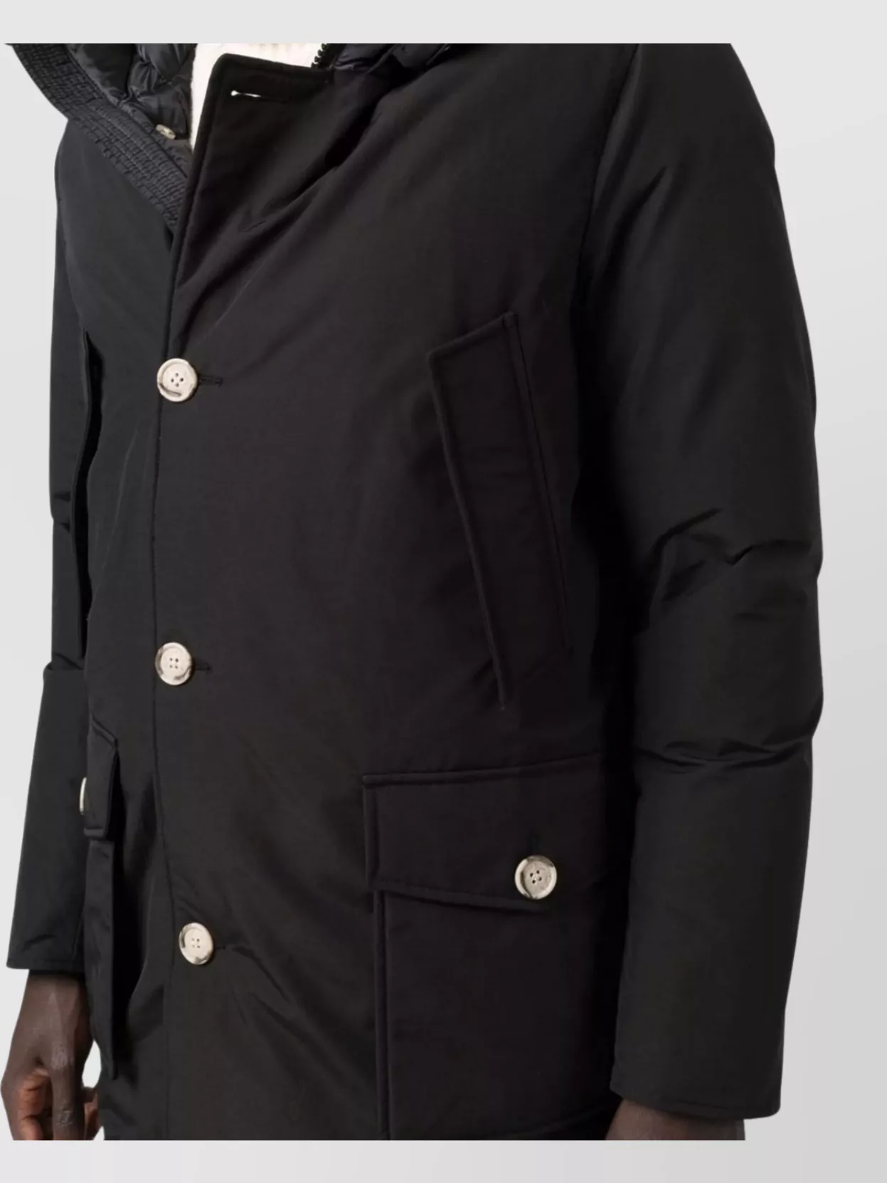 Woolrich Arctic Long Parka Large Hood