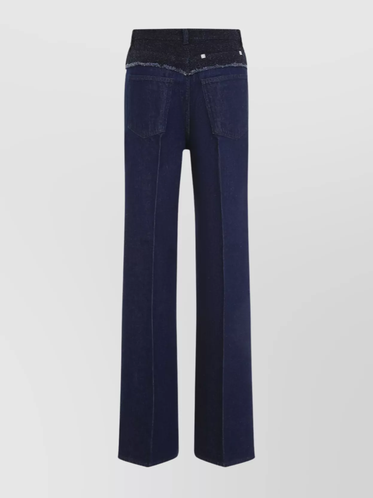 Givenchy High Waist Loose Fit Denim Trousers In Blue