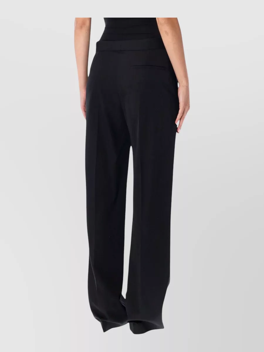 Stella Mccartney Wool Slim-Fit Pleated Straight-Leg Suit Trousers