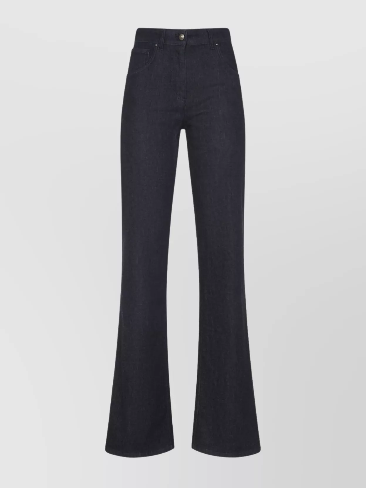 Giorgio Armani Flared Trousers With Pockets And Loops In Multi