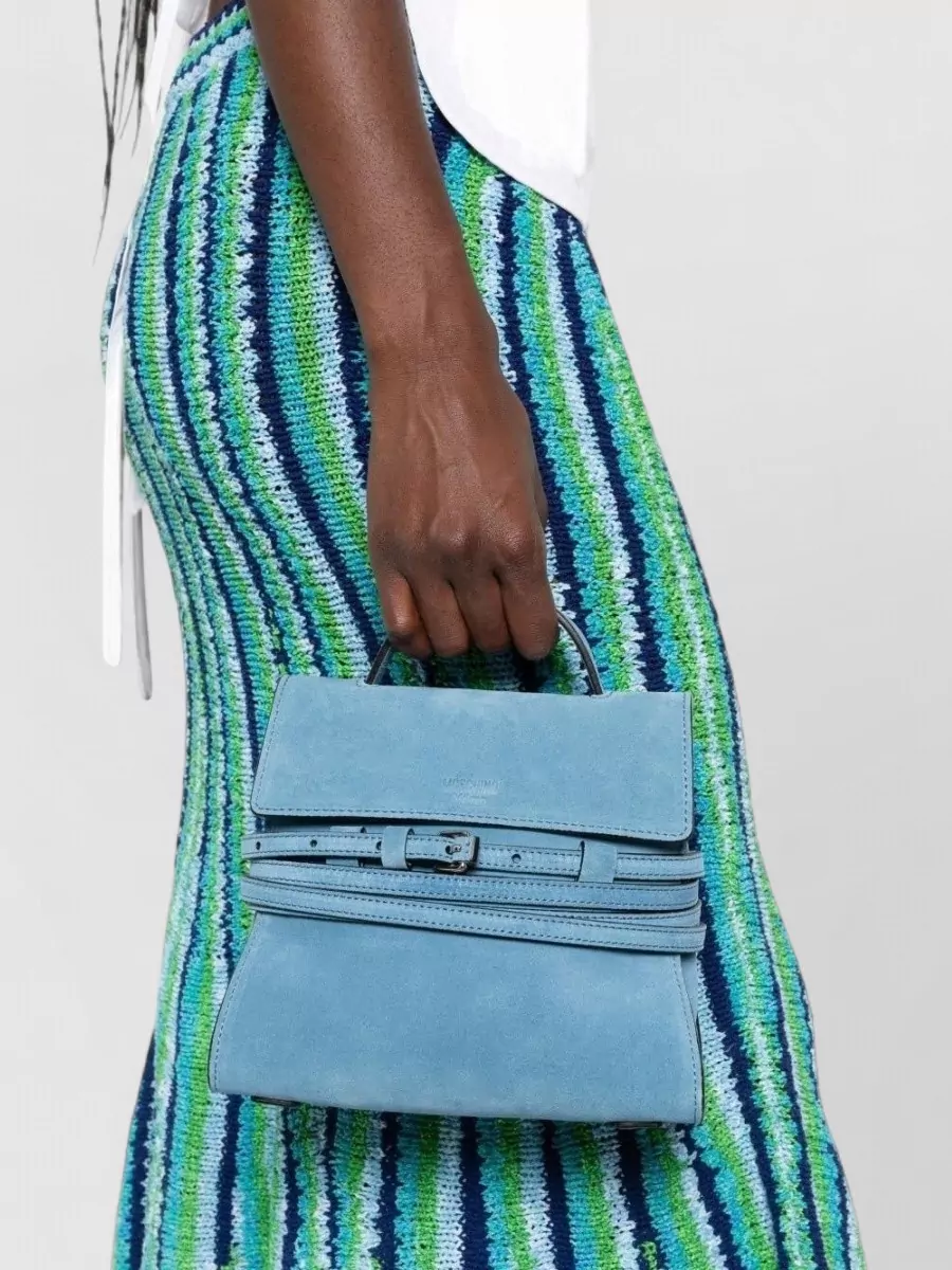 Moschino Suede Leather Mini Bag