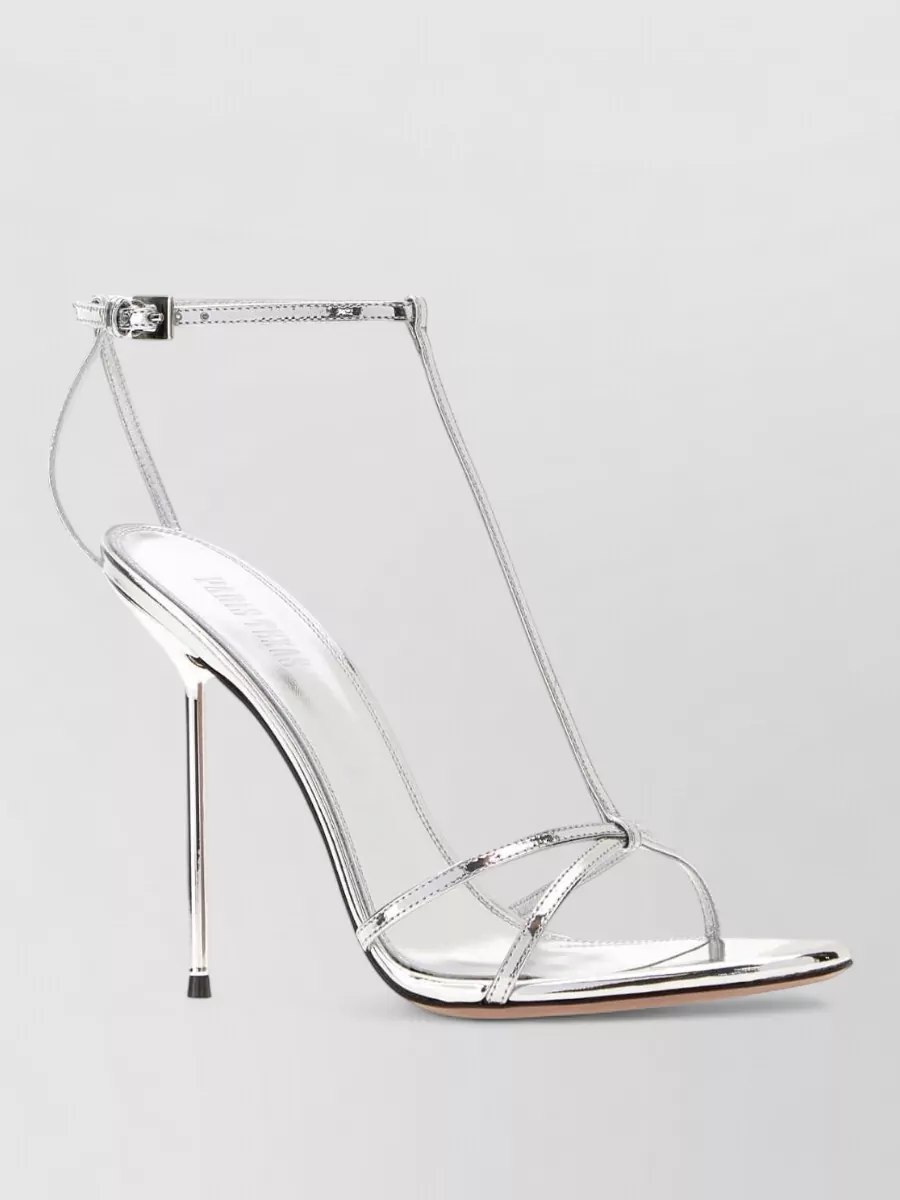 Paris Texas leather t-strap sandals