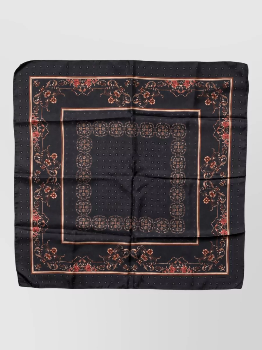 Dolce&Gabbana silk patterned square foulard scarf