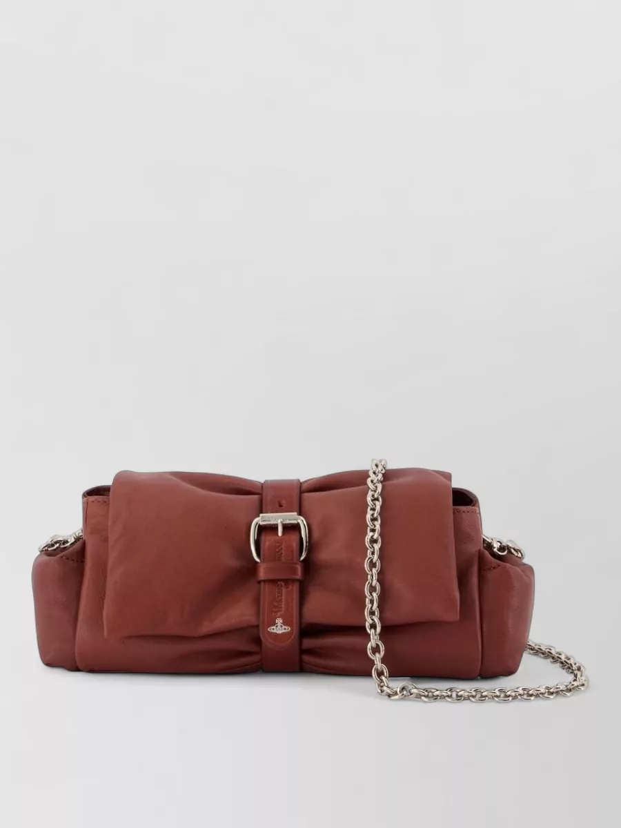 Vivienne Westwood hazel calf leather clutch bag