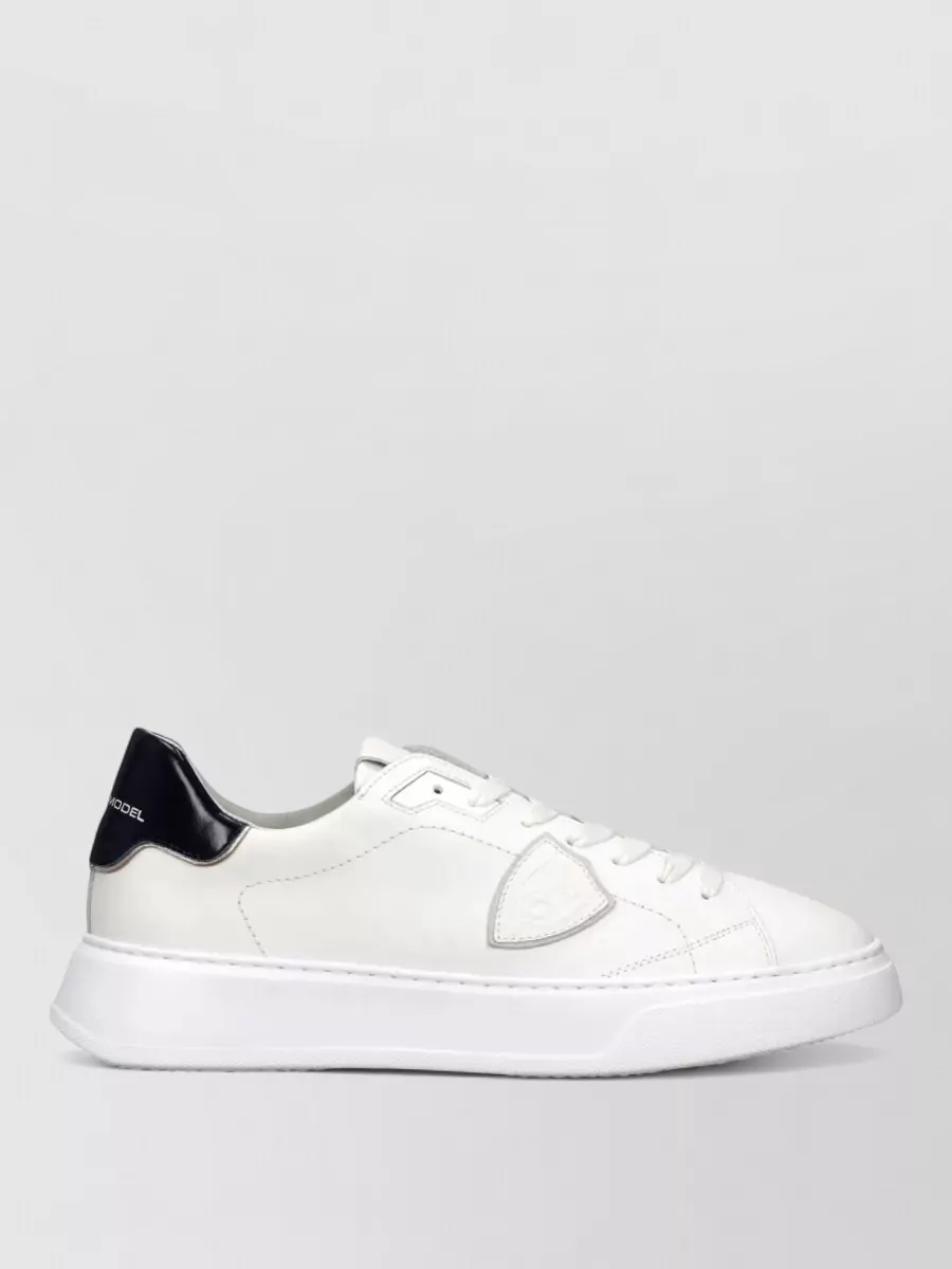 Philippe Model leather low-top sneakers