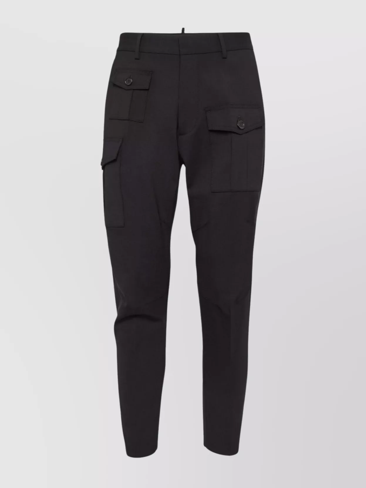Dsquared2 Cargo Cotton Trousers Multiple Pockets In Brown