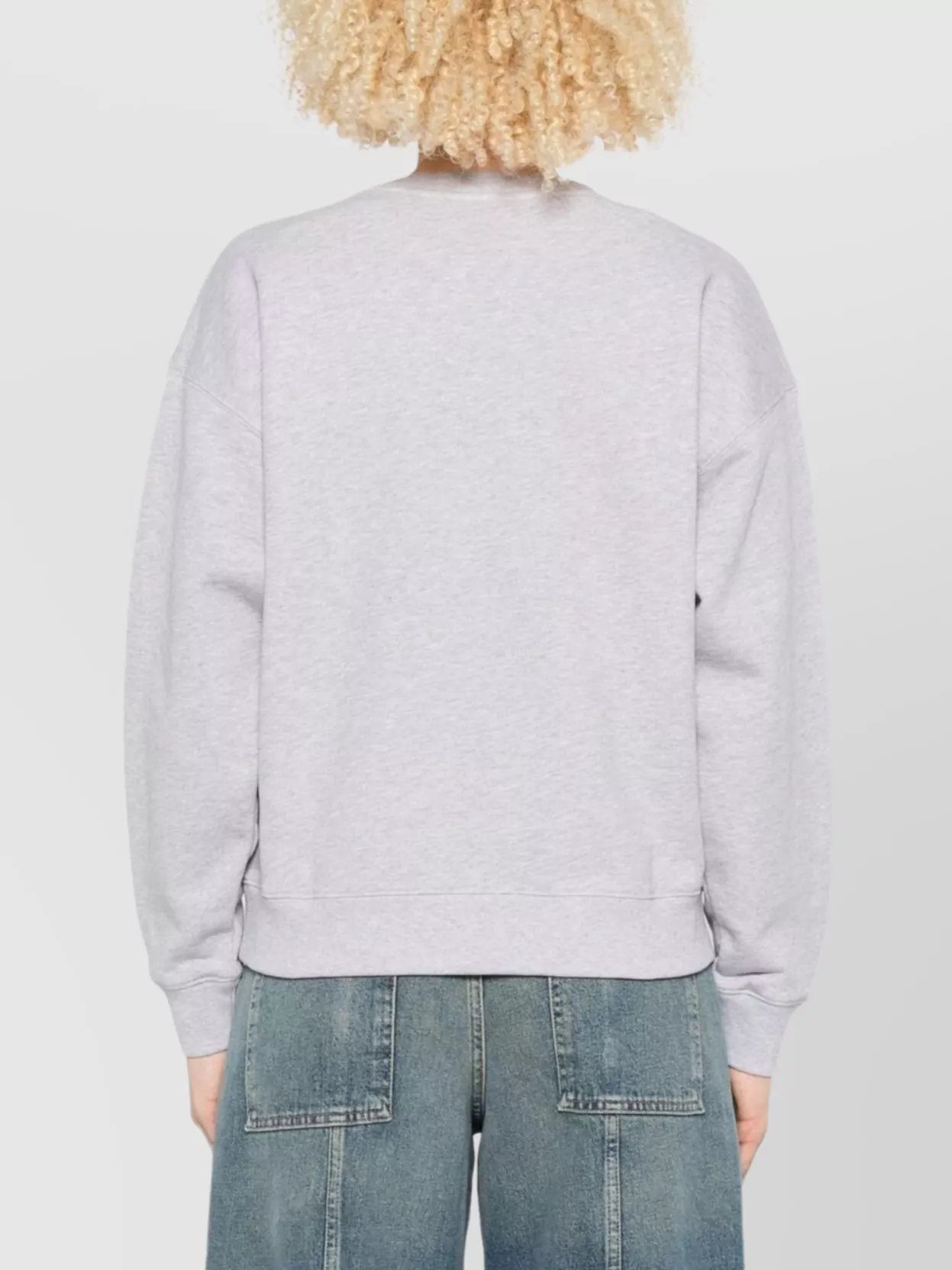 Maison Kitsuné Fox Graphic Crew Neck Cotton Sweatshirt