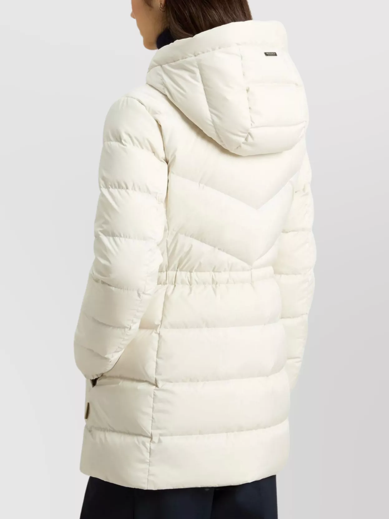 Woolrich Microfiber Down Jacket Hooded