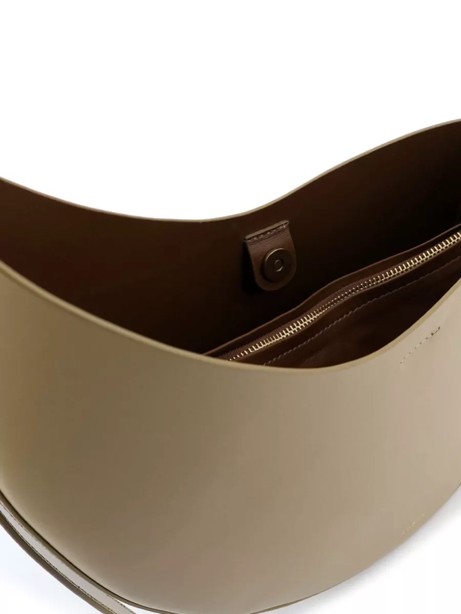 Soeur Leather Asymmetric Crossbody Bag