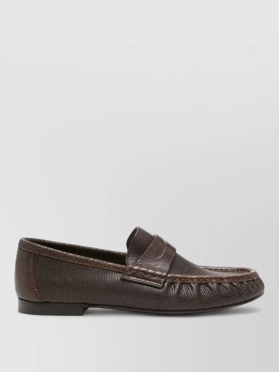 Brunello Cucinelli Leather Loafers