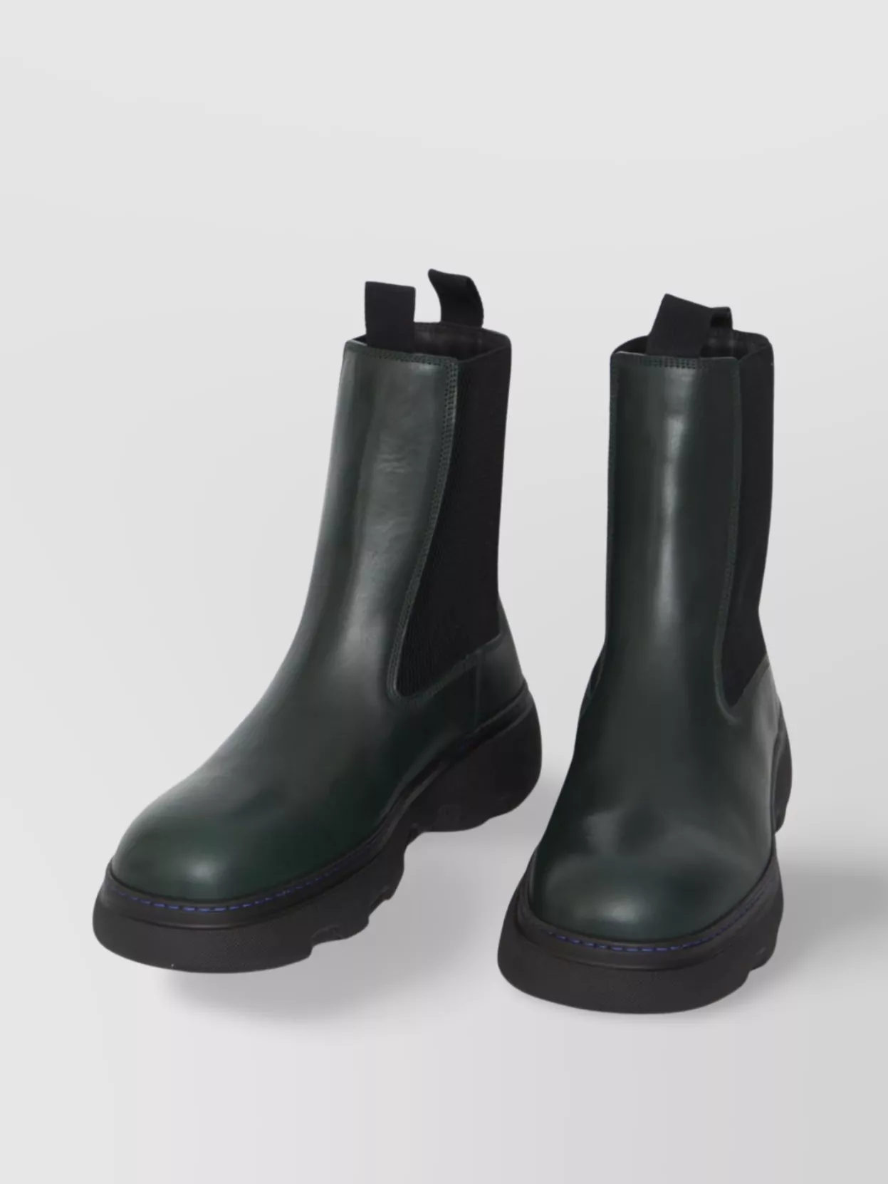 Burberry Chunky Sole Creeper Chelsea Boots