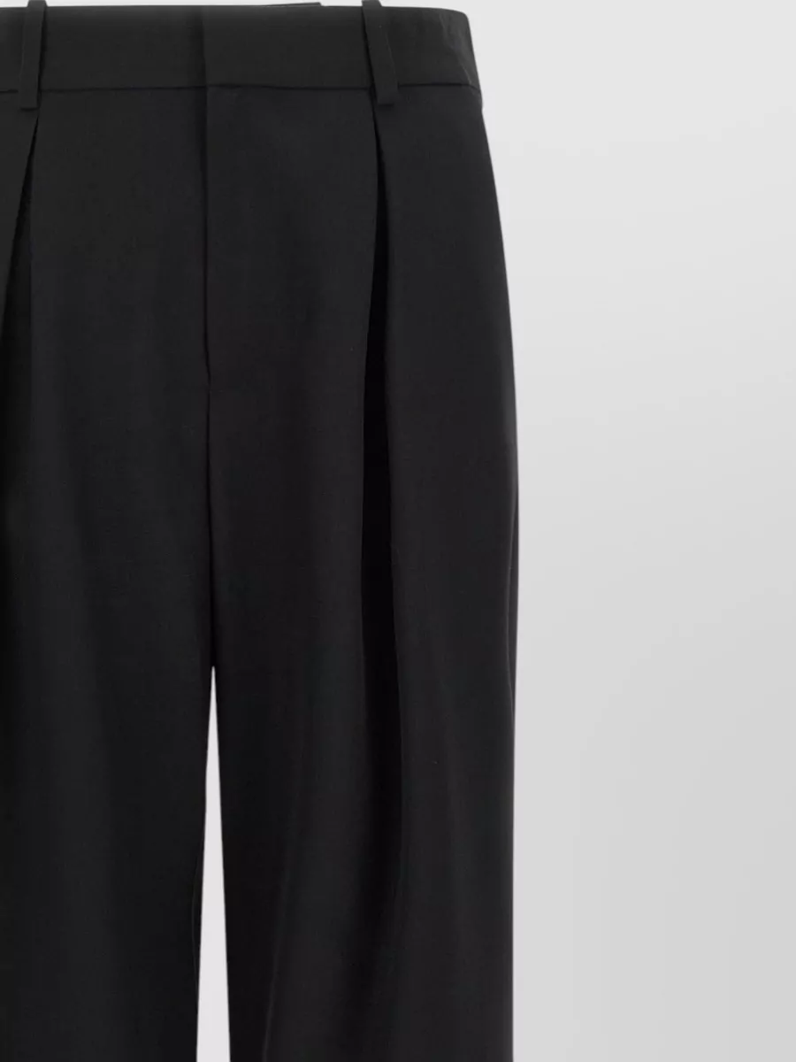 Mm6 Maison Margiela High-Rise Wide-Leg Trousers