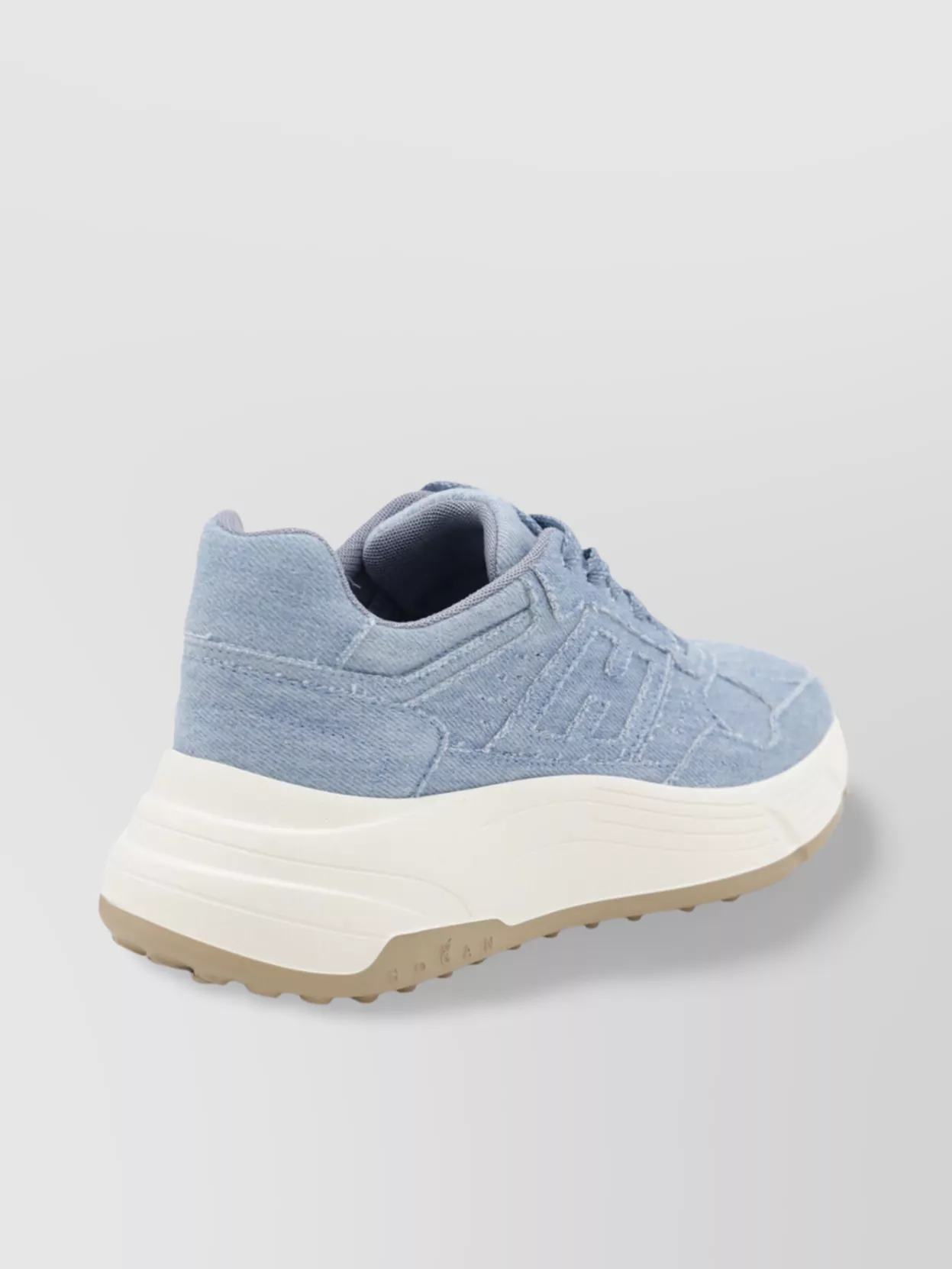 Hogan Low Top Sneakers With Contrast Rubber Sole