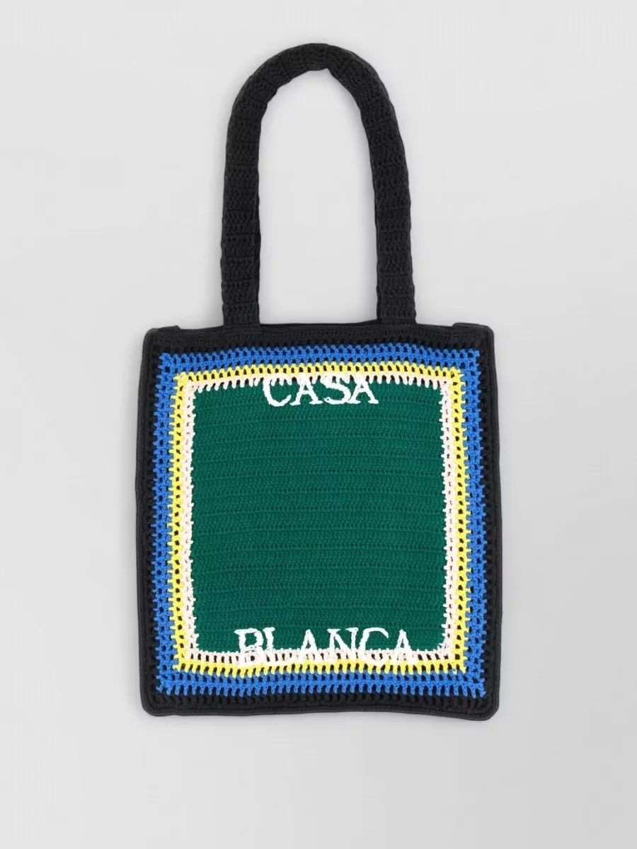 Casablanca crochet tote bag