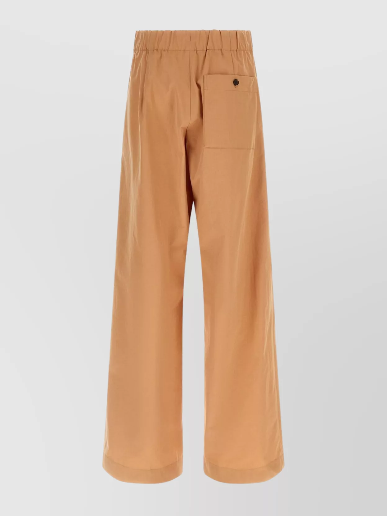 Dries Van Noten Wide Leg Trousers Elastic Waistband