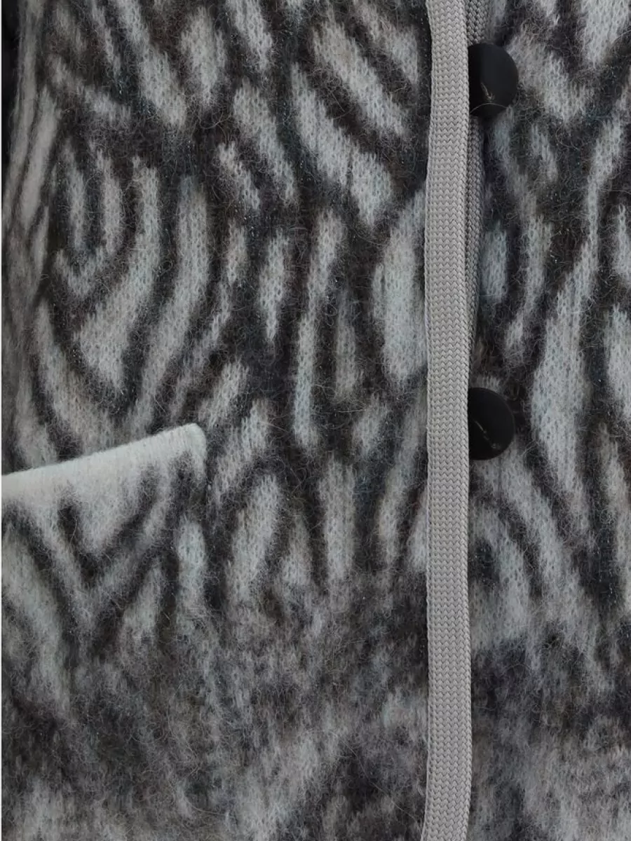 Forte Forte Alpaca mohair brushed oversized cardigan