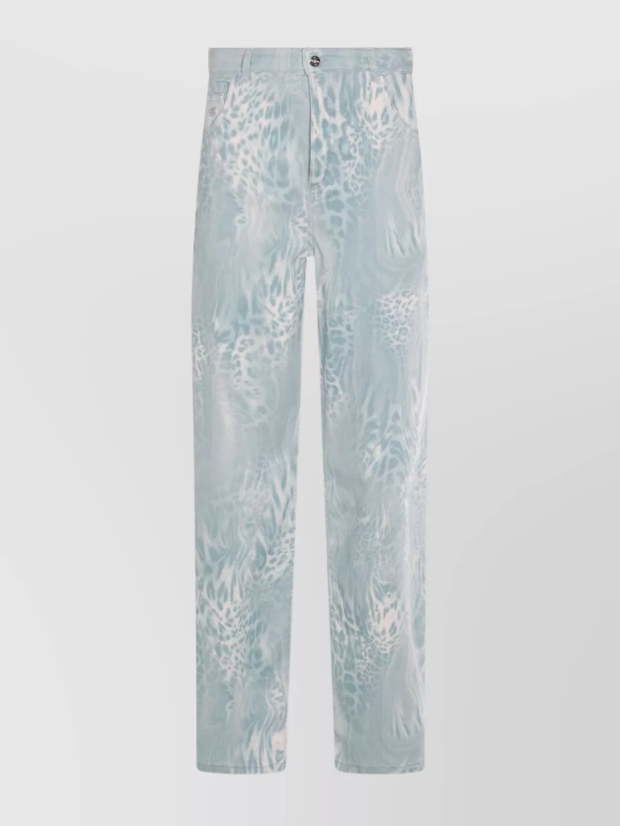 BLUMARINE STRAIGHT TROUSERS WITH POCKETS AND LOOPS
