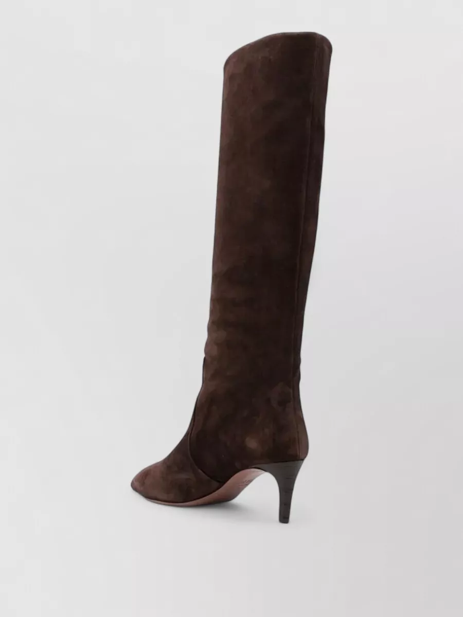 Paris Texas Leather Stiletto Knee-High Boots