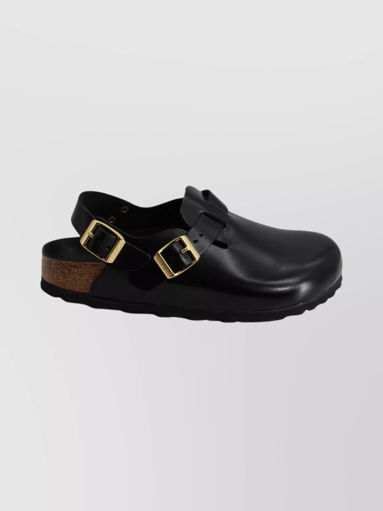 Birkenstock Amalfi Leather Sandals Oversized Buckle