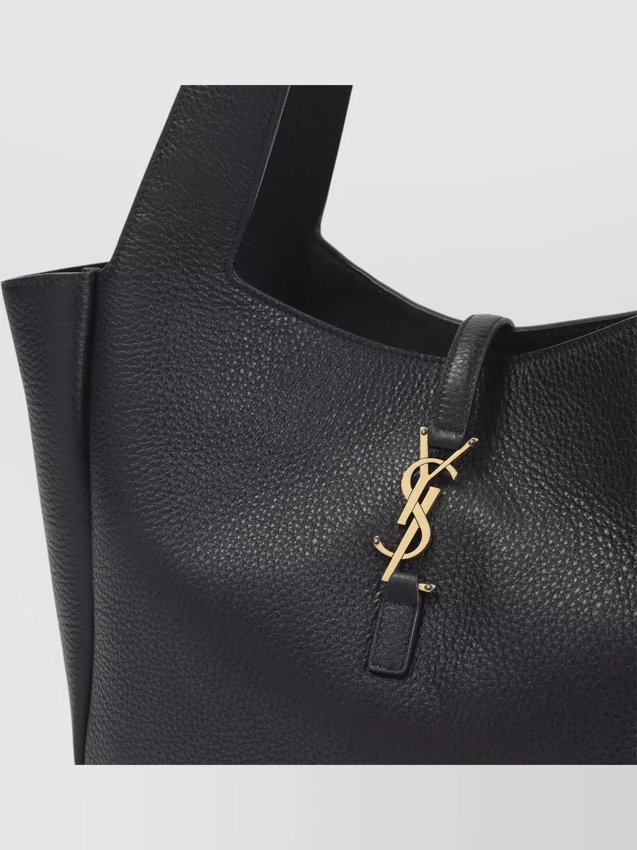 Saint Laurent Le 5 À 7 Bea Small Leather Tote Bag