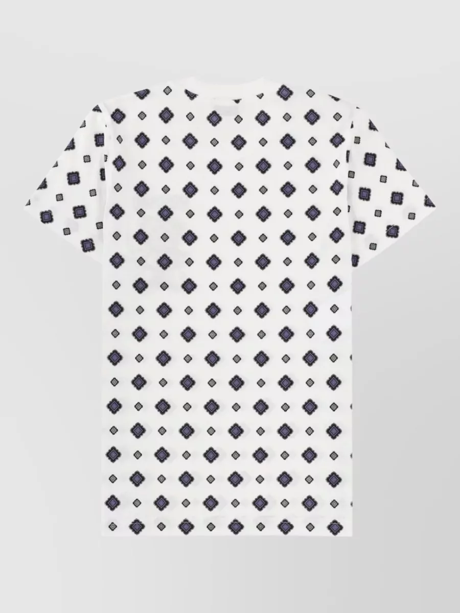 Moschino Graphic Crew Neck Top Short Sleeves