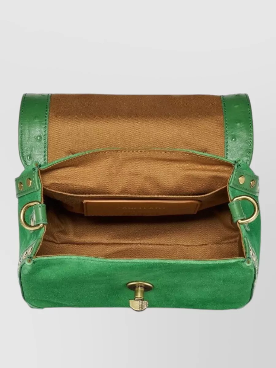Zanellato Lamb Leather Shoulder Bag